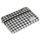 e-Vitta Chequered 14'' Funda Negro, Color blanco EVLS000055