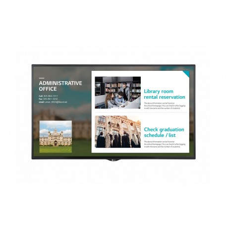 LG 32SE3KE-B pantalla de señalización 81,3 cm (32'') LED Full HD Pantalla plana para señalización digital Negro