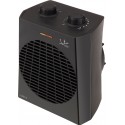 JATA TV74 calefactor eléctrico Calentador de ventilador Interior Negro 2000 W
