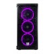 Nfortec Draco V2 Torre Gaming Negra RGB Diseño Full View (Cristal Templado)