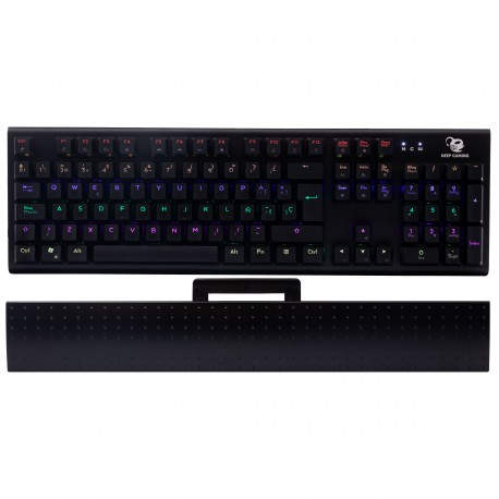 CoolBox DeepSolid teclado USB QWERTY Español Negro COO-DGTEM02