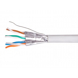 Equip 404521 100m Cat6 U/UTP (UTP) Gris cable de red 404521