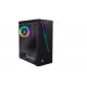Nfortec Lynx Torre Gaming Negra RGB (Cristal Templado) Compatible con Placas ATX
