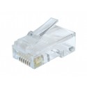 Gembird LC-8P8C-002/10 RJ-45 Transparente conector LC-8P8C-002/10
