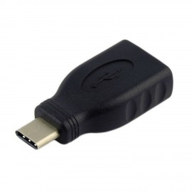 AISENS A108-0323 adaptador de cable USB-C USB-A Negro