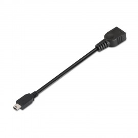 AISENS A101-0033 cable USB 0,15 m Mini-USB B USB A Negro