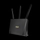 ASUS RT-AC85P router inalámbrico Doble banda (2,4 GHz / 5 GHz) Gigabit Ethernet Negro 90IG04X0-MM3G00