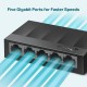 TP-LINK LS1005G switch No administrado Gigabit Ethernet (10/100/1000) Negro