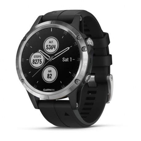 Garmin f?nix 5 Plus reloj inteligente Plata 3,05 cm (1.2'') GPS (satélite) 010-01988-11