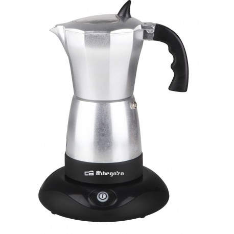 Orbegozo KFE 660 Independiente Semi-automática Cafetera moka eléctrica 3tazas Negro, Acero inoxidable cafetera eléctrica