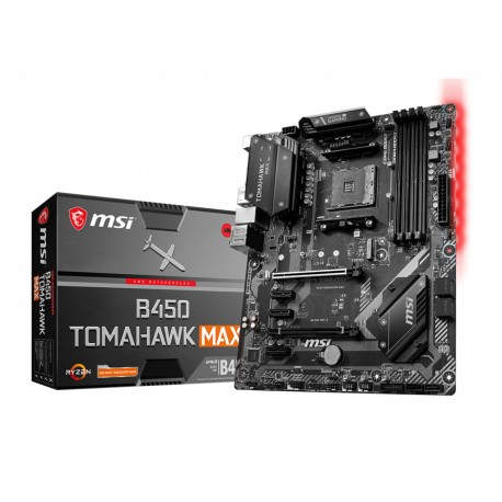 MSI B450 TOMAHAWK MAX placa base Zócalo AM4 ATX AMD B450 7C02-020R