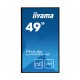 iiyama LH4946HS-B1 pantalla de señalización 123,2 cm (48.5'') LED Full HD Pantalla plana para señalización digital Negro