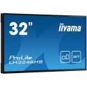 iiyama LH3246HS-B1 pantalla de señalización 80 cm (31.5'') LED Full HD Pantalla plana para señalización digital Negro