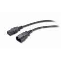 APC PWR Cord C13 - C14, 0.6 m 0.61m C13 acoplador C14 acoplador Negro cable de transmisión AP9890
