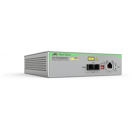 Allied Telesis AT-PC2000/SC-60 1000Mbit/s 850nm Gris convertidor de medio AT-PC2000/SC-60