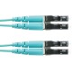 Panduit FZ2ELLNLNSNM005 5m LC LC OM4 Turquesa, Multicolor cable de fibra optica
