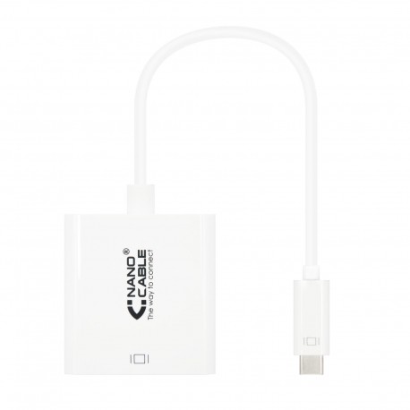 Nanocable CONVERSOR USB-C A DVI-D, 15 CM 10.16.4103
