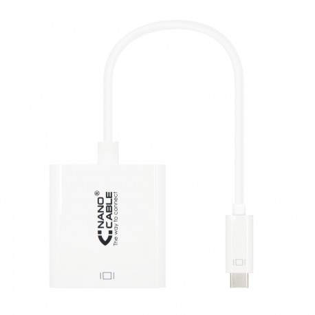 Nanocable CONVERSOR USB-C A DVI-D, 15 CM 10.16.4103