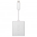 Nanocable CONVERSOR USB-C A DISPLAYPORT, ALUMINIO, 15 CM 10.16.4104