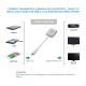 Nanocable CONVERSOR USB-C A DISPLAYPORT, ALUMINIO, 15 CM 10.16.4104