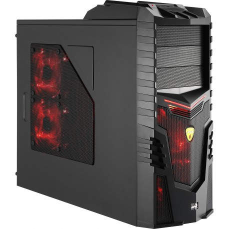 AEROCOOL CAJA ATX X-WARRIOR ROJO XWARRIORRED
