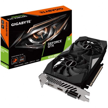 Gigabyte tarjeta gráfica GeForce GTX 1650 SUPER 4 GB GDDR6 GV-N165SWF2OC-4GD