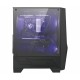 MSI MAG FORGE 100M Midi-Tower Negro, Transparente