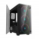 CoolBox Caja Gaming ARGB DeepRainbow Torre Negro, Transparente COO-DGC-M192-0