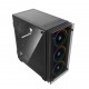 CoolBox Caja Gaming ARGB DeepRainbow Torre Negro, Transparente COO-DGC-M192-0