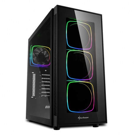 Sharkoon TG6 RGB Midi ATX Tower Negro