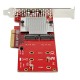 StarTech.com Adaptador PCI Express x8 para Dos SSD M.2 - PCI-E 3.0 PEX8M2E2
