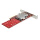 StarTech.com Adaptador PCI Express x8 para Dos SSD M.2 - PCI-E 3.0 PEX8M2E2