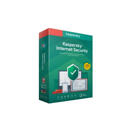 Kaspersky Lab Internet Security 2020 Licencia básica 1 licencia(s) 1 año(s) Inglés, Español KL1939S5AFS-20MSBASEM