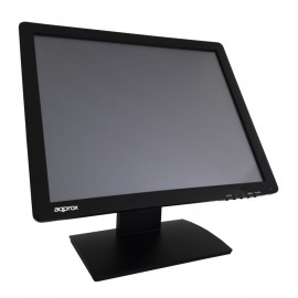 Approx APPMT17W5 monitor pantalla táctil  (17'') Negro Multi-touch Mesa APPMT17W5