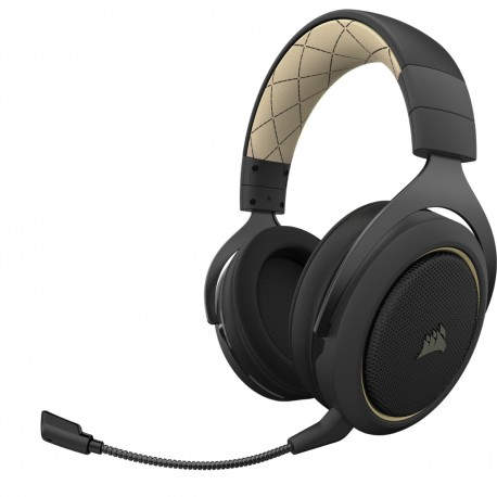 Corsair HS70 PRO WIRELESS Auriculares Diadema Negro, Crema de color ca-9011210-eu