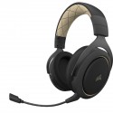 Corsair HS70 PRO WIRELESS Auriculares Diadema Negro, Crema de color ca-9011210-eu