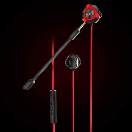 Energy Sistem ESG 1 DUAL DRIVER Auriculares Dentro de oído Negro, Rojo 449132