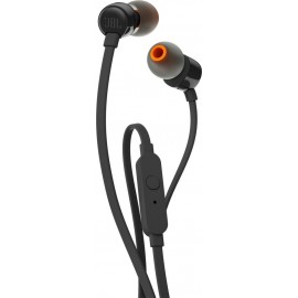 JBL T110 auriculares para móvil Binaural Dentro de oído Negro Alámbrico JBLT110BLK