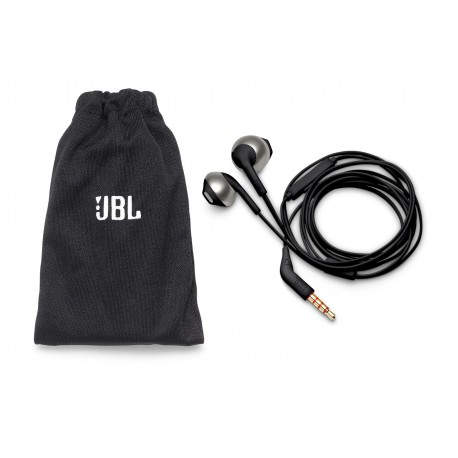 JBL T205 auriculares para móvil Binaural Dentro de oído Negro Alámbrico JBLT205BLK