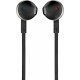 JBL T205 auriculares para móvil Binaural Dentro de oído Negro Alámbrico JBLT205BLK