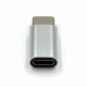 Ewent EW9645 USB C Micro USB B Plata