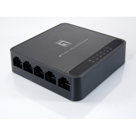 LevelOne FEU-0512 switch Fast Ethernet (10/100) Negro FEU-0512