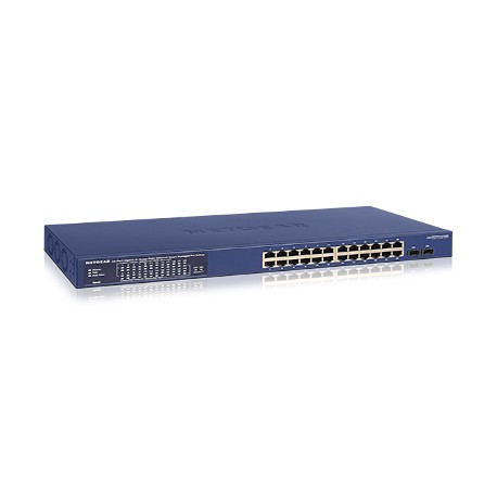Netgear GS724TPP Gestionado L2/L3/L4 Gigabit Ethernet (10/100/1000) Azul Energía sobre Ethernet (PoE) GS724TPP-100EUS