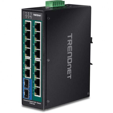 Trendnet TI-PG162 switch Gigabit Ethernet (10/100/1000) Negro ti-pg162