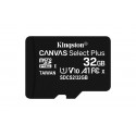 Kingston Technology Canvas Select Plus memoria flash 32 GB MicroSDHC Clase 10 UHS-I SDCS2/32GBSP