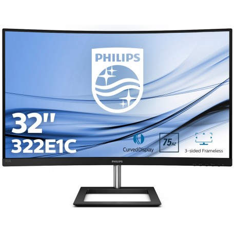 Philips E Line 322E1C/00 LED display  (31.5'') Full HD LCD Curva Mate Negro 322E1C/00