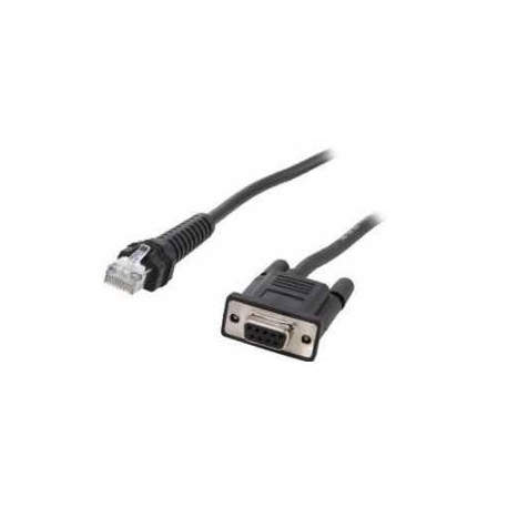 Zebra CBA-RF5-S07ZAR adaptador de cable STD-DB9 PWR Pin 9 Negro cba-rf5-s07zar