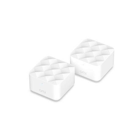Netgear Orbi WiFi System (RBK12) AC1200 router inalámbrico Doble banda (2,4 GHz / 5 GHz) Gigabit Ethernet Blanco RBK12-100PES