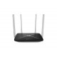 Mercusys AC12 router inalámbrico Doble banda (2,4 GHz / 5 GHz) Ethernet rápido Negro ac12