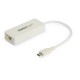 StarTech.com Adaptador de Red Ethernet USB-C con un Puerto USB 3.0 - Blanco US1GC301AUW